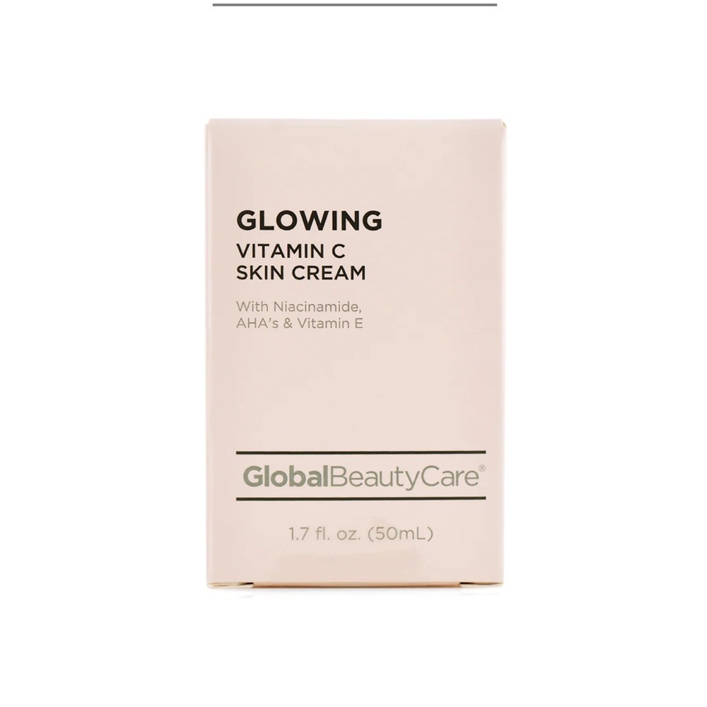 Global beauty care Glowing Vitamin C Skin Cream White 1.7 fluid ounces 50 ML